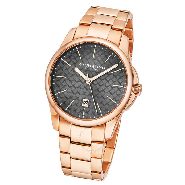 Stuhrling Original Symphony Quartz Grey Dial Men's Watch M17131 - The Watches Men & Co