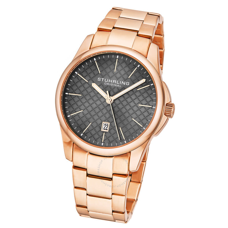 Stuhrling Original Symphony Quartz Grey Dial Men's Watch M17131 - The Watches Men & Co
