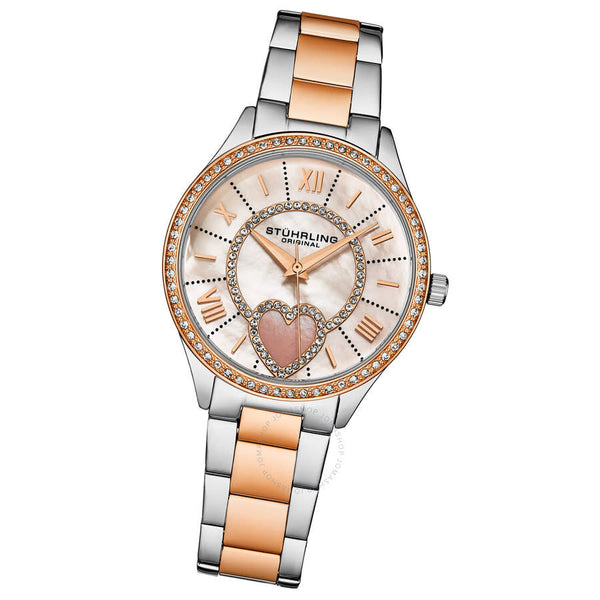 Stuhrling Original Symphony Quartz White Dial Ladies Watch M17197 - The Watches Men & Co #2