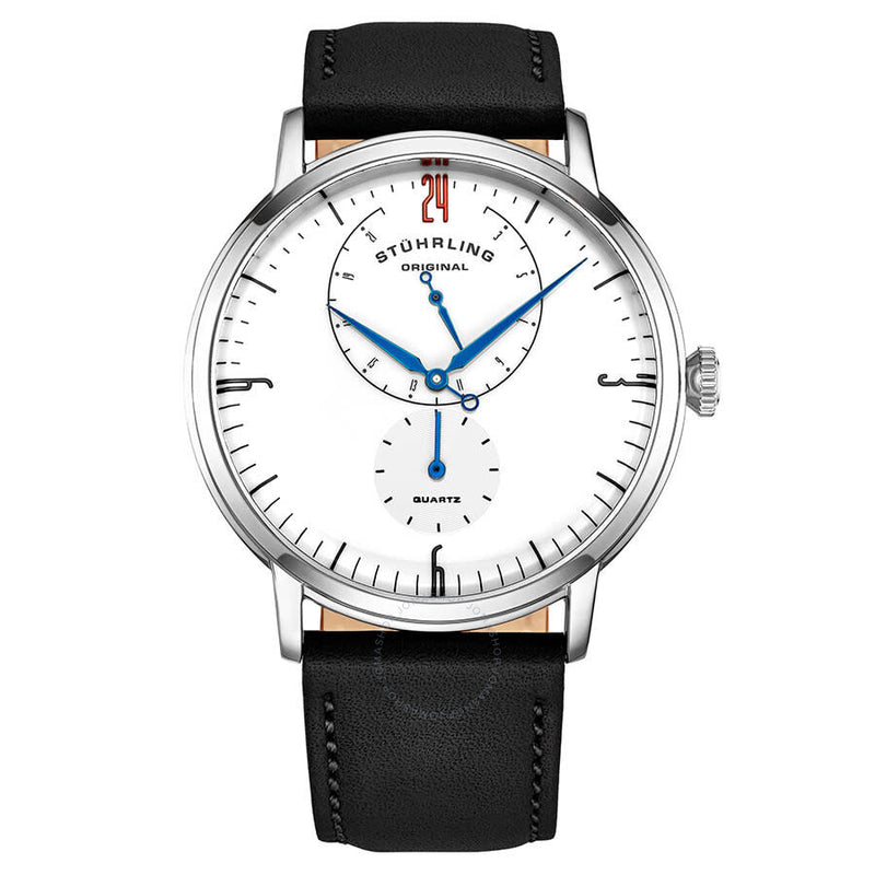 Stuhrling Original Symphony Quartz White Dial Men's Watch M13662 - The Watches Men & Co