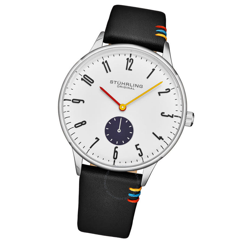 Stuhrling Original Symphony Quartz White Dial Men's Watch M17205 - The Watches Men & Co #2