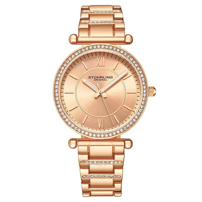 Stuhrling Original Symphony Rose Dial Ladies Watch M15617 - The Watches Men & Co