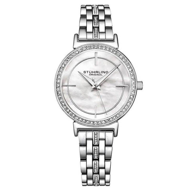Stuhrling Original Symphony Silver Dial Ladies Watch M15892 - The Watches Men & Co