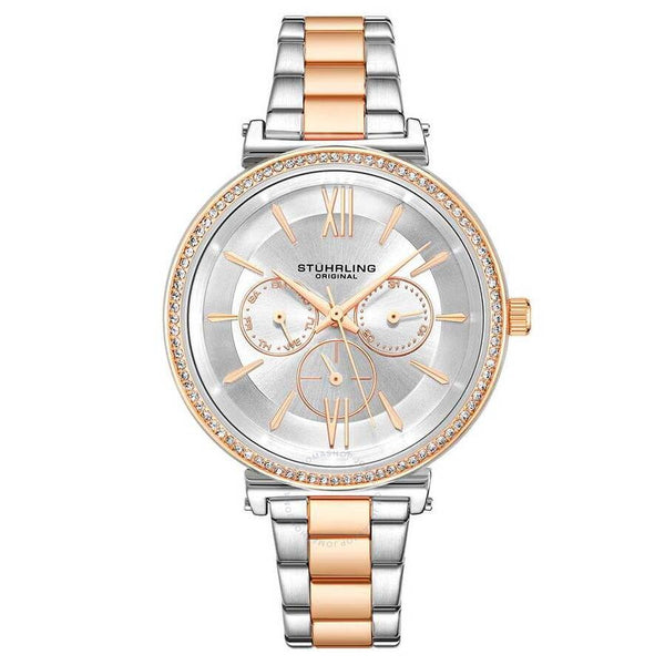 Stuhrling Original Symphony Silver-tone Dial Ladies Watch M15626 - The Watches Men & Co