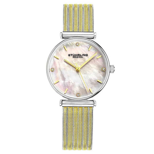 Stuhrling Original Symphony Silver-tone Dial Ladies Watch M15668 - The Watches Men & Co
