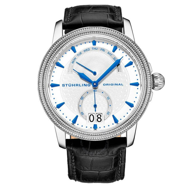 Stuhrling Original Symphony Silver-tone Dial Men's Watch M15454 - The Watches Men & Co