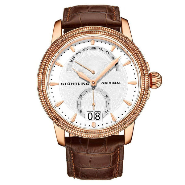 Stuhrling Original Symphony Silver-tone Dial Men's Watch M15456 - The Watches Men & Co