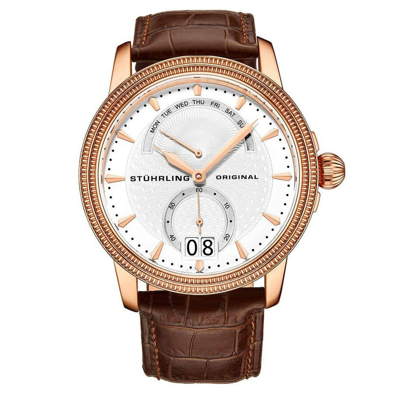 Stuhrling Original Symphony Silver-tone Dial Men's Watch M15456 - The Watches Men & Co