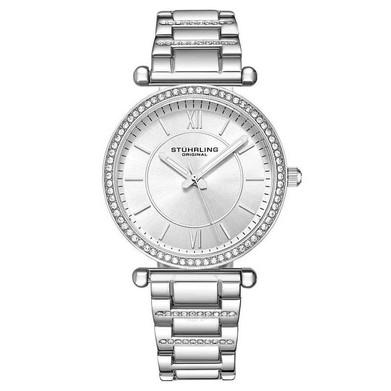 Stuhrling Original Symphony Silver Dial Ladies Watch M15609 - The Watches Men & Co