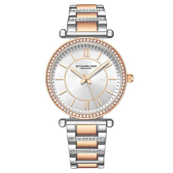 Stuhrling Original Symphony Silver-tone Dial Ladies Watch M15614 - The Watches Men & Co