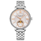 Stuhrling Original Symphony Quartz Silver Dial Ladies Watch M17986 - The Watches Men & Co