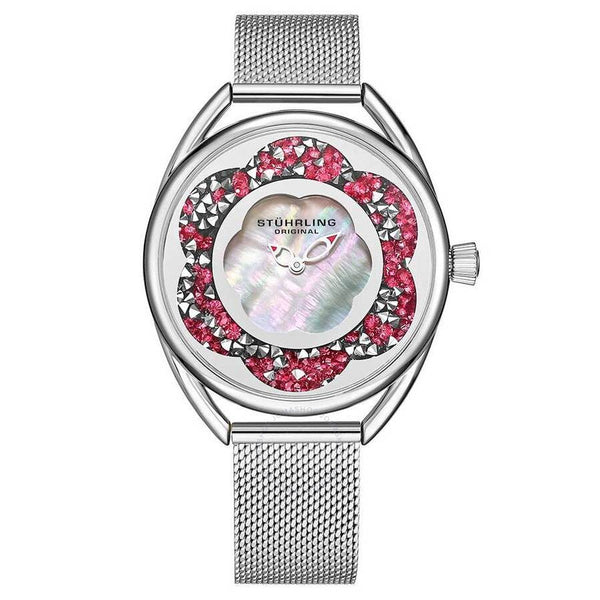 Stuhrling Original Symphony White Dial Ladies Watch M15596 - The Watches Men & Co