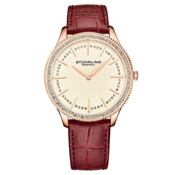 Stuhrling Original Symphony White Dial Ladies Watch M15887 - The Watches Men & Co