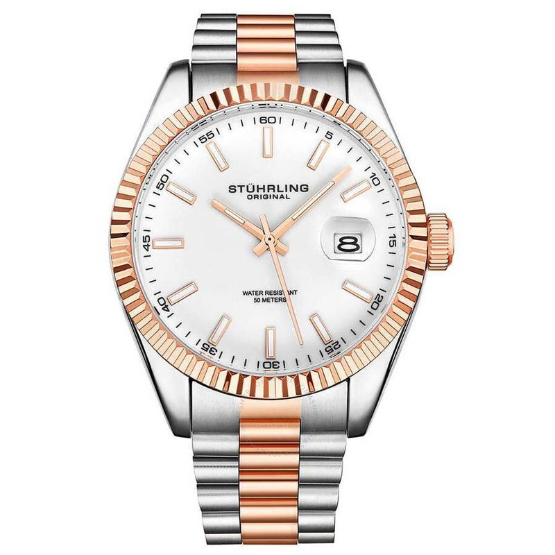 Stuhrling Original Symphony White Dial Men's Watch M15696 - The Watches Men & Co
