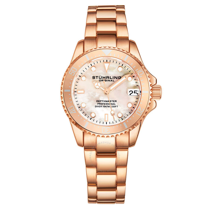 Stuhrling Original Vogue Quartz White Dial Ladies Watch M13646 - The Watches Men & Co