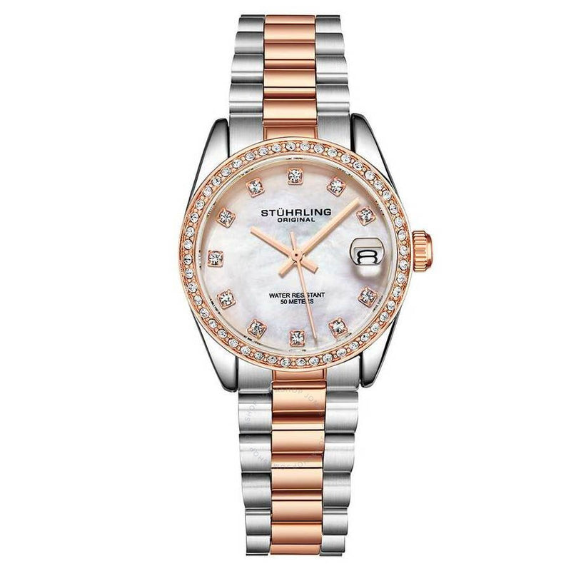 Stuhrling Original Vogue Silver Dial Ladies Watch M15948 - The Watches Men & Co