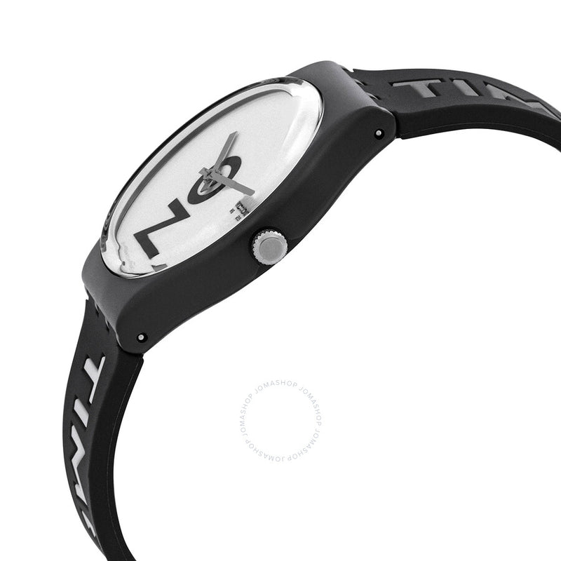 Swatch Always There Quartz White Dial Unisex Watch GB328 - The Watches Men & Co #2