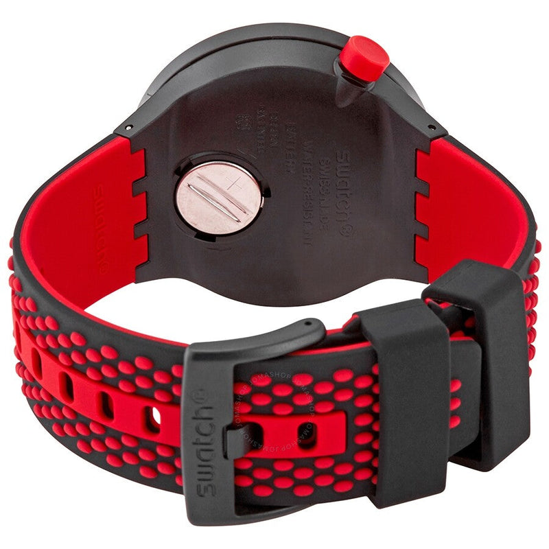 Swatch BBBlood Black Dial Men's Watch SO27B102 - The Watches Men & Co #3