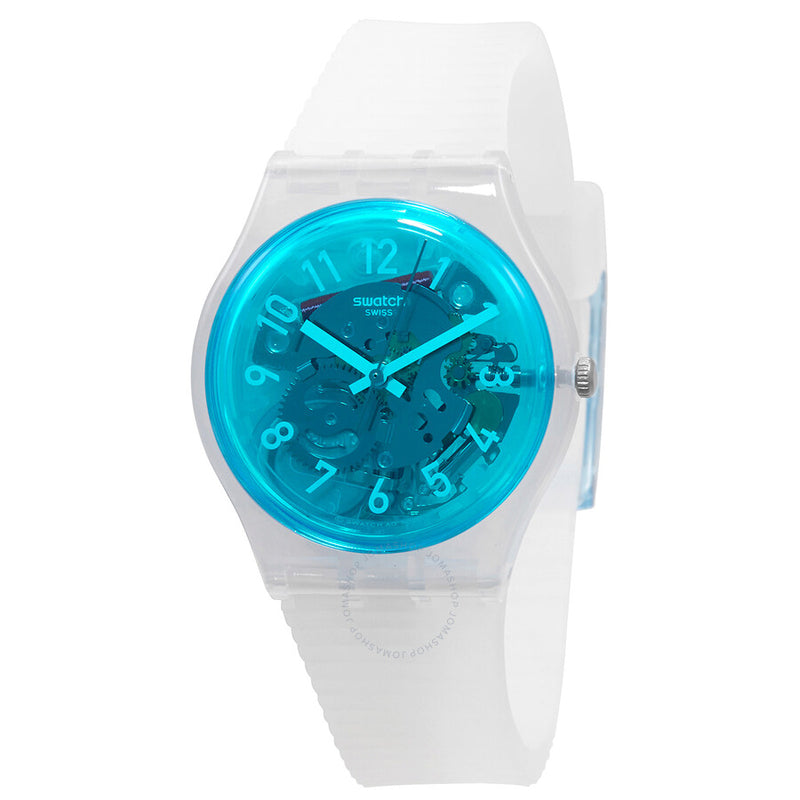 Swatch BIANCO Quartz Brilliant Blue Dial Men's Watch GW215 - The Watches Men & Co