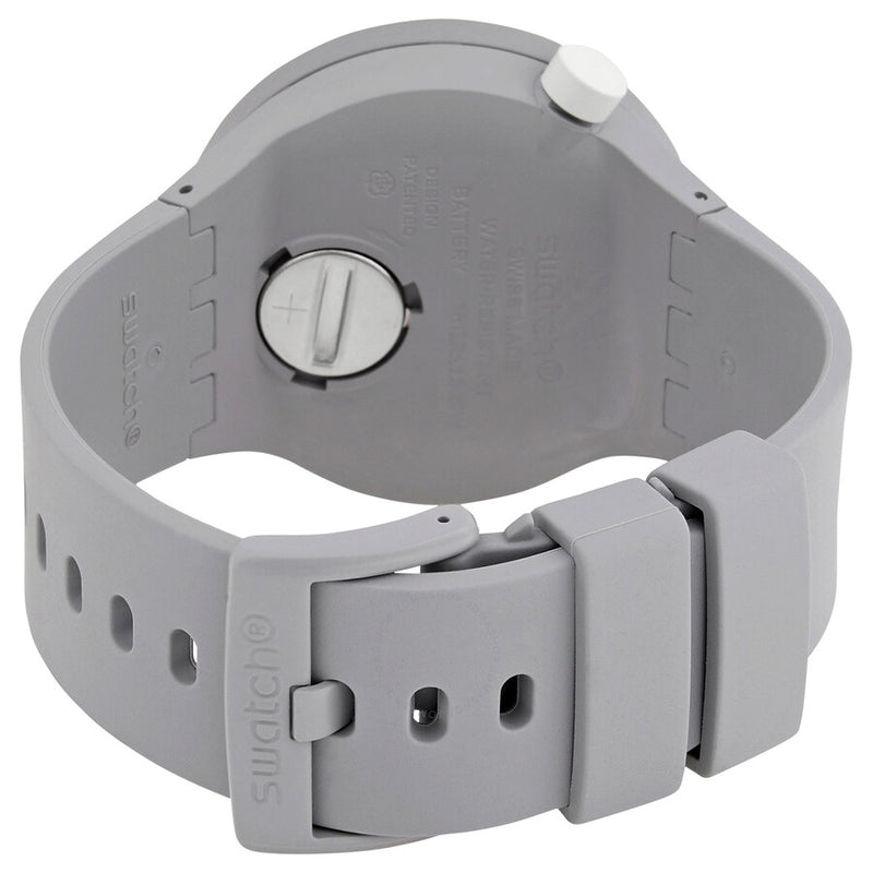 Swatch Bioceramic C-grey Quartz Transparent Grey Dial Unisex Watch SB03M100 - The Watches Men & Co #3