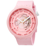 Swatch Bioceramic C-Pink Quartz Unisex Watch SB03P100 - The Watches Men & Co