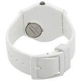 Swatch Bioceramic Time To Yellow Small Quartz White Dial Unisex Watch SO31W105 - The Watches Men & Co #3