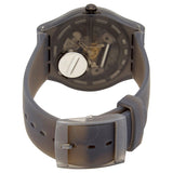 Swatch Black Blur Quartz Transparent Dial Men's Watch SUOB183 - The Watches Men & Co #3