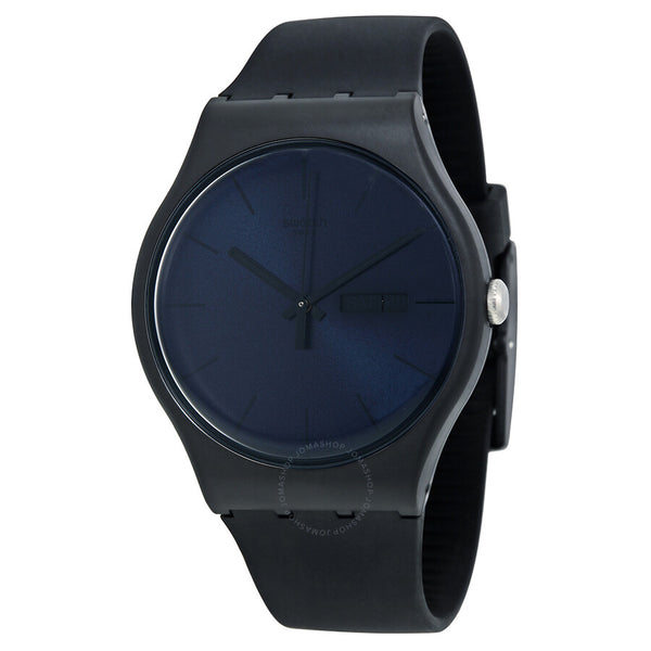 Swatch Rebel Black Dial Men's Watch SUOB702 - The Watches Men & Co