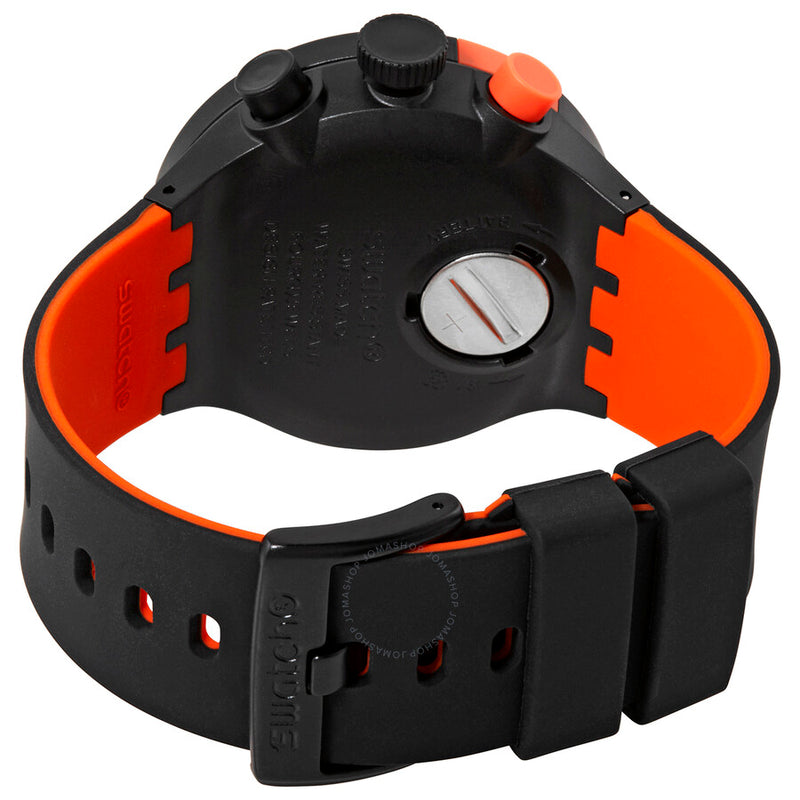 Swatch Checkpoint Red Chronograph Quartz Unisex Watch SB02B402 - The Watches Men & Co #3