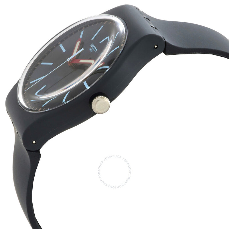 Swatch Cobblestone Street Quartz Grey Dial Watch SO29A101 - The Watches Men & Co #2