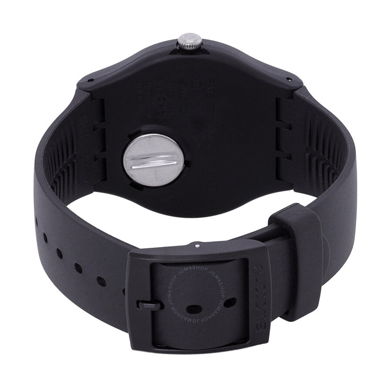 Swatch Core Black Lacquered Quartz Black Dial Men's Watch SO29B107 - The Watches Men & Co #3