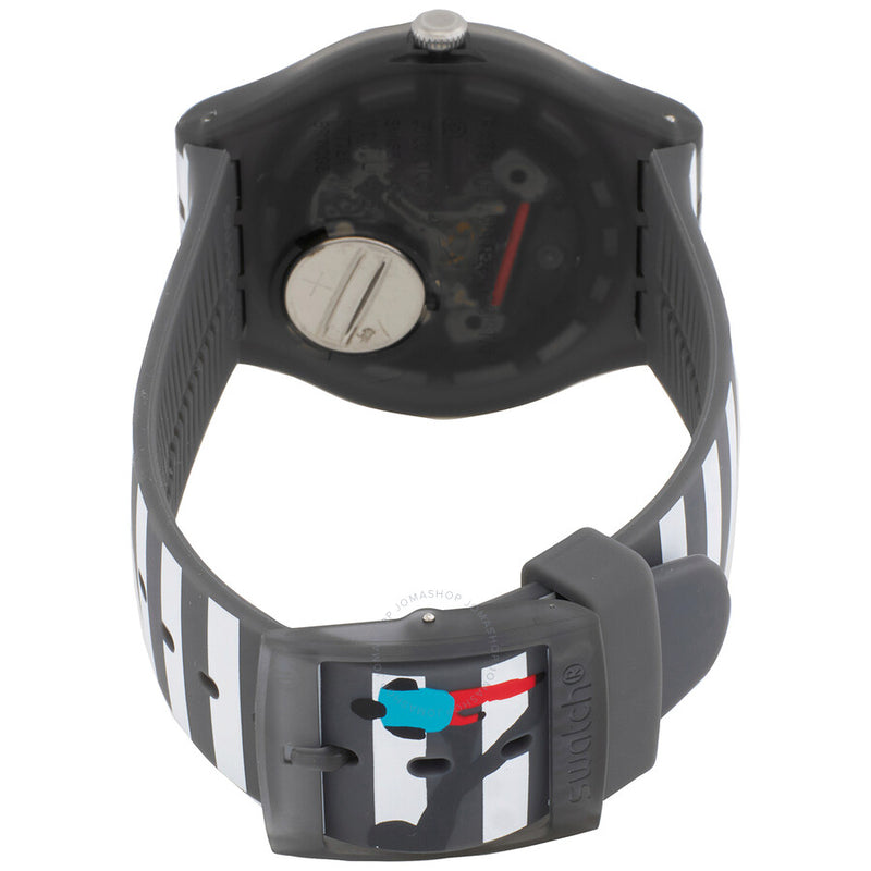 Swatch Cross The Path Quartz Grey Dial Men's Watch SUOM108 - The Watches Men & Co #3