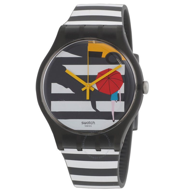 Swatch Cross The Path Quartz Grey Dial Men's Watch SUOM108 - The Watches Men & Co