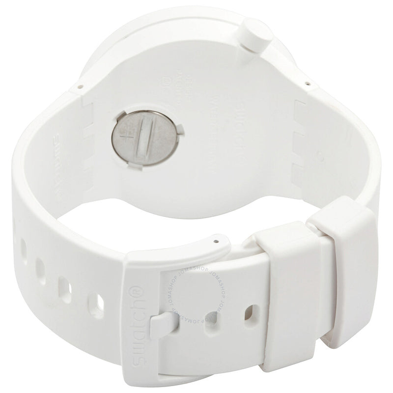 Swatch C-White Quartz Skeleton Dial Men's Watch SB03W100 - The Watches Men & Co #3
