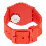 Swatch Eight for Luck Red Silicone Unisex Watch GR166 - The Watches Men & Co #3