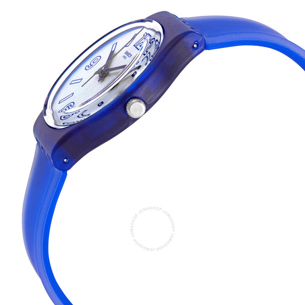 Swatch Electric Shark Quartz White Dial Unisex Watch GN268 - The Watches Men & Co #2