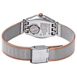 Swatch Full Silver Jacket Silver Dial Ladies Two Tone Watch YSS327M - The Watches Men & Co #3