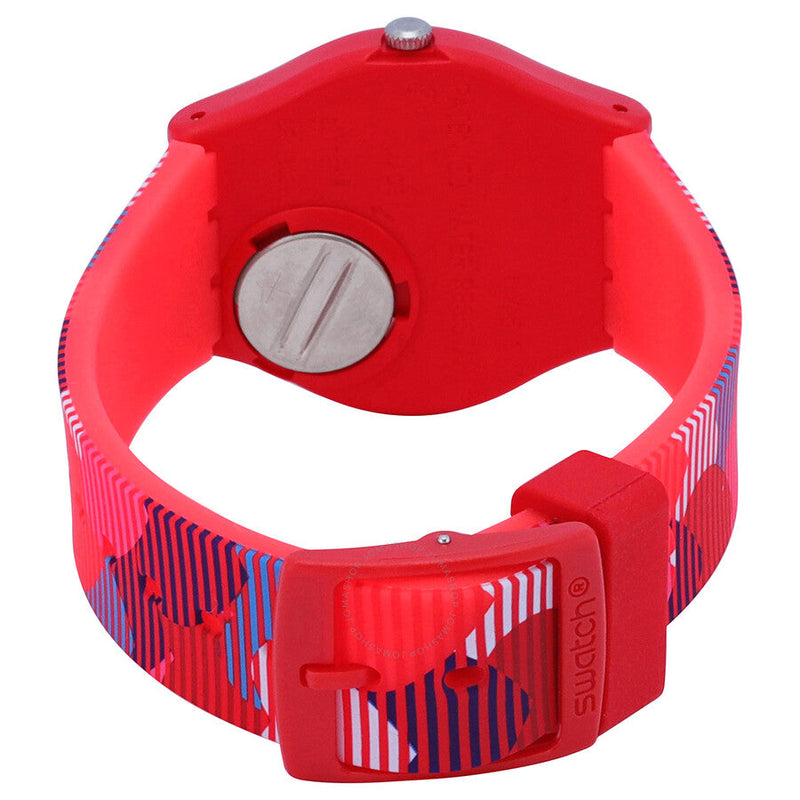 Swatch Heart Lots Quartz White Dial Ladies Watch GR182 - The Watches Men & Co #3
