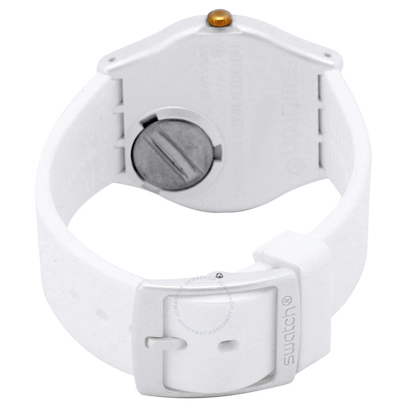 Swatch How Majestic Jubilee Quartz White Dial Unisex Watch GZ711 - The Watches Men & Co #3
