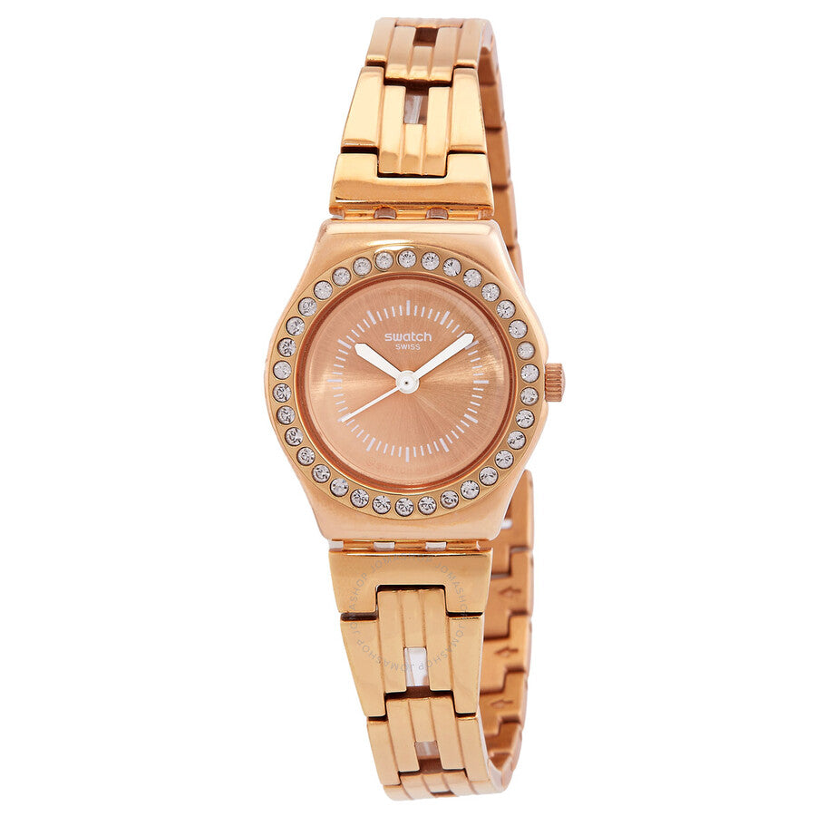 Swatch Kiroyal Quartz Rose Gold Dial Ladies Watch YSG154G - The Watches Men & Co