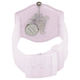 Swatch Monthly Drops Pink Mist Quartz Pink Skeleton Dial Watch SUOK155 - The Watches Men & Co #3