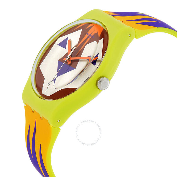 Swatch Moofasa Quartz Silver Dial Men's Watch SUOJ106 - The Watches Men & Co #2