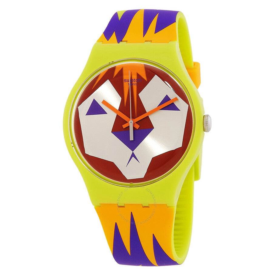 Swatch Moofasa Quartz Silver Dial Men's Watch SUOJ106 - The Watches Men & Co