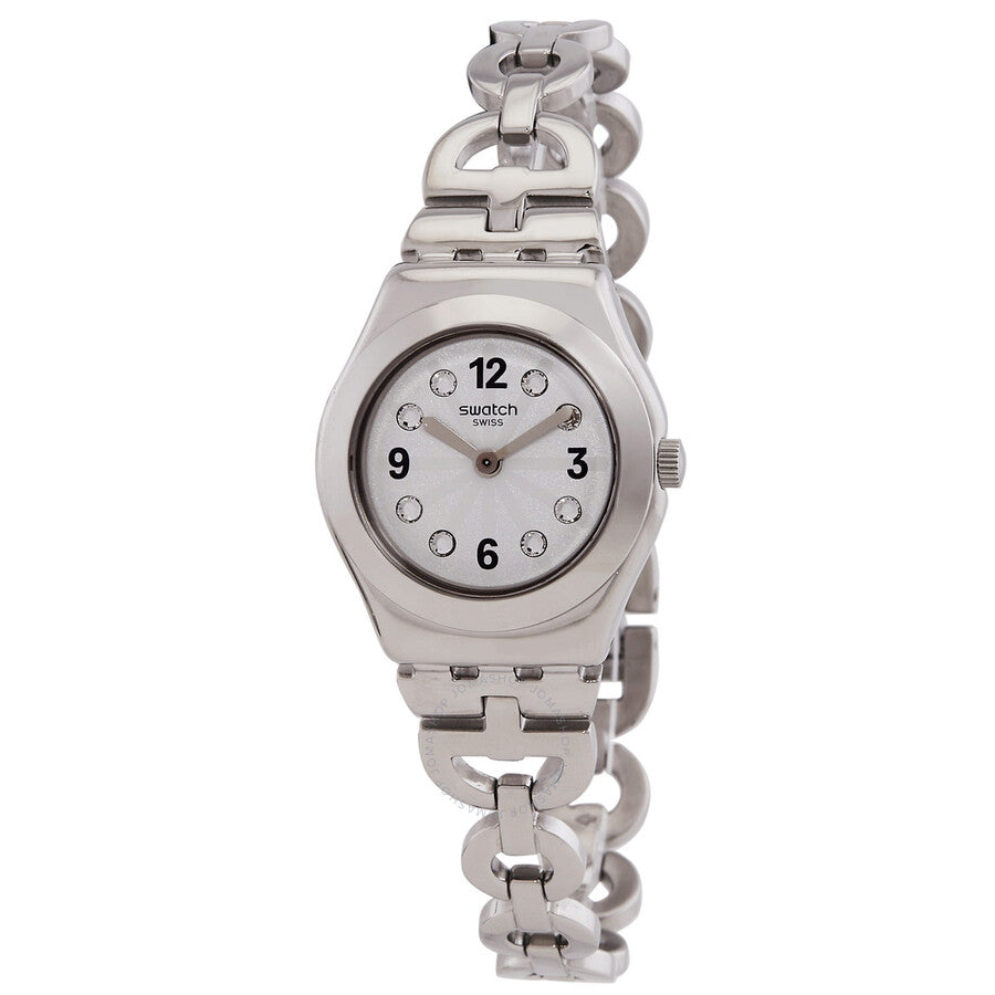 Swatch Neutral Quartz Silver Dial Ladies Watch YSS323G - The Watches Men & Co