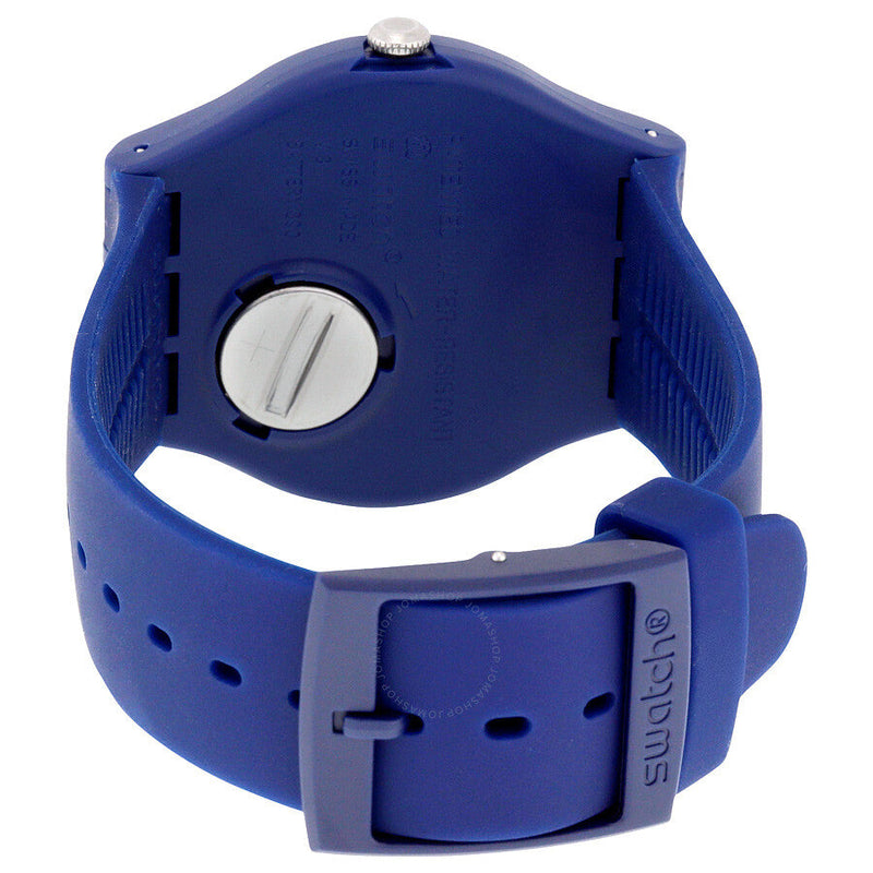 Swatch Originals Mono Blue Dial Silicone Men's Watch SUON116 - The Watches Men & Co #3