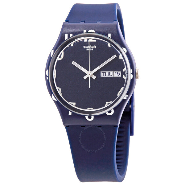 Swatch Over Blue Quartz Blue Dial Unisex Watch GN726 - The Watches Men & Co