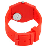 Swatch Over Red Quartz Red Dial Red Silicone Unisex Watch GR713 - The Watches Men & Co #3