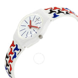 Swatch Pattu Quartz White Dial Ladies Watch LW156 - The Watches Men & Co #2