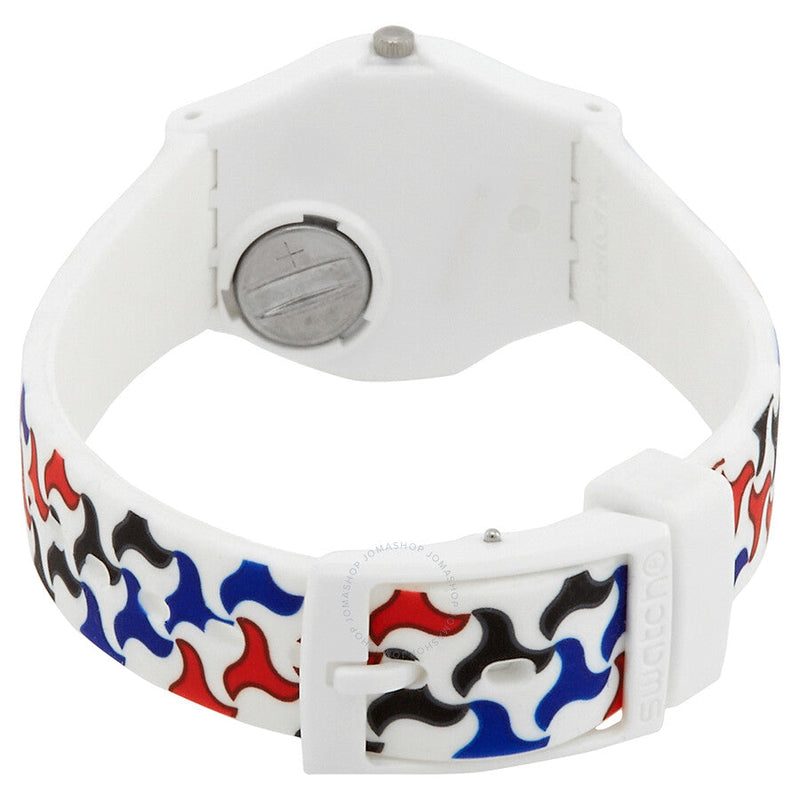 Swatch Pattu Quartz White Dial Ladies Watch LW156 - The Watches Men & Co #3