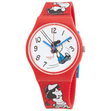 Swatch Peanuts Klunk Quartz White Dial Unisex Watch SO28Z106 - The Watches Men & Co